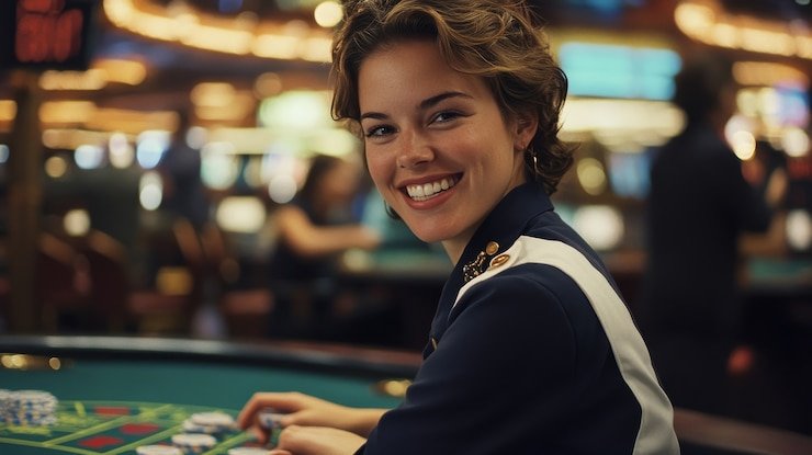Permainan blackjack live dealer siokambing1 dengan meja multi-kamera dan obrolan real-time